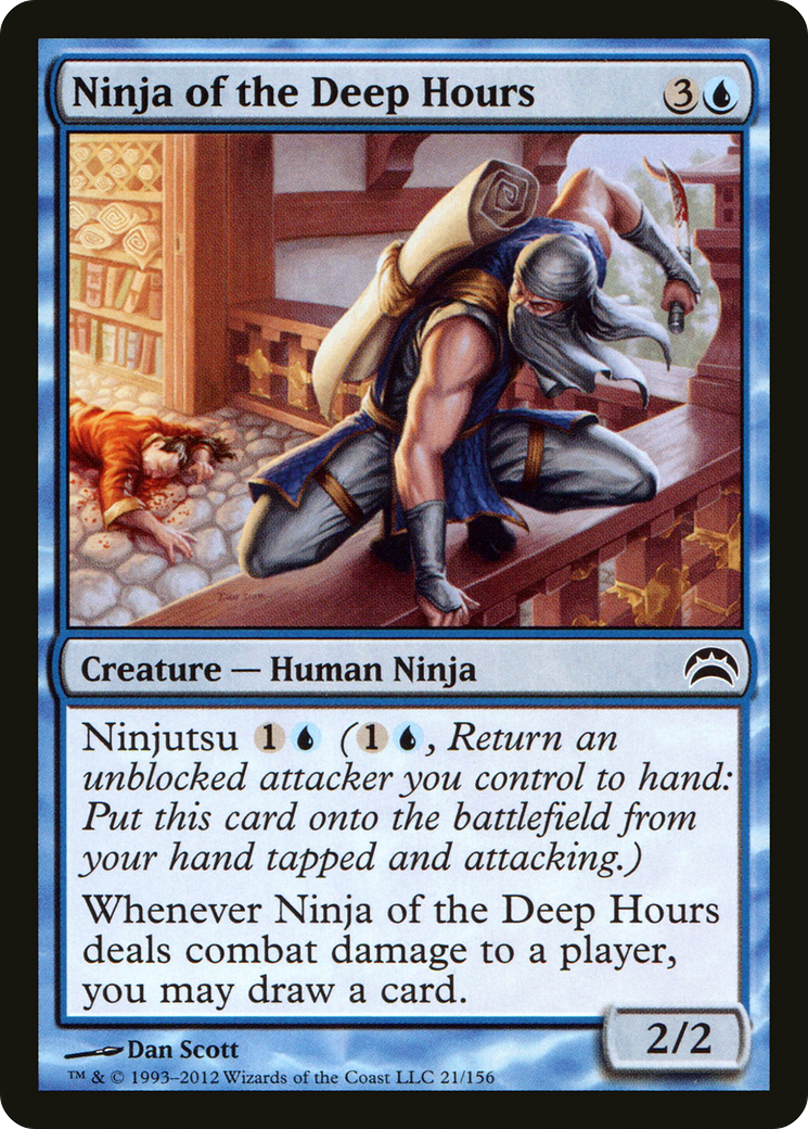Ninja of the Deep Hours (PC2-021)  - Planechase 2012