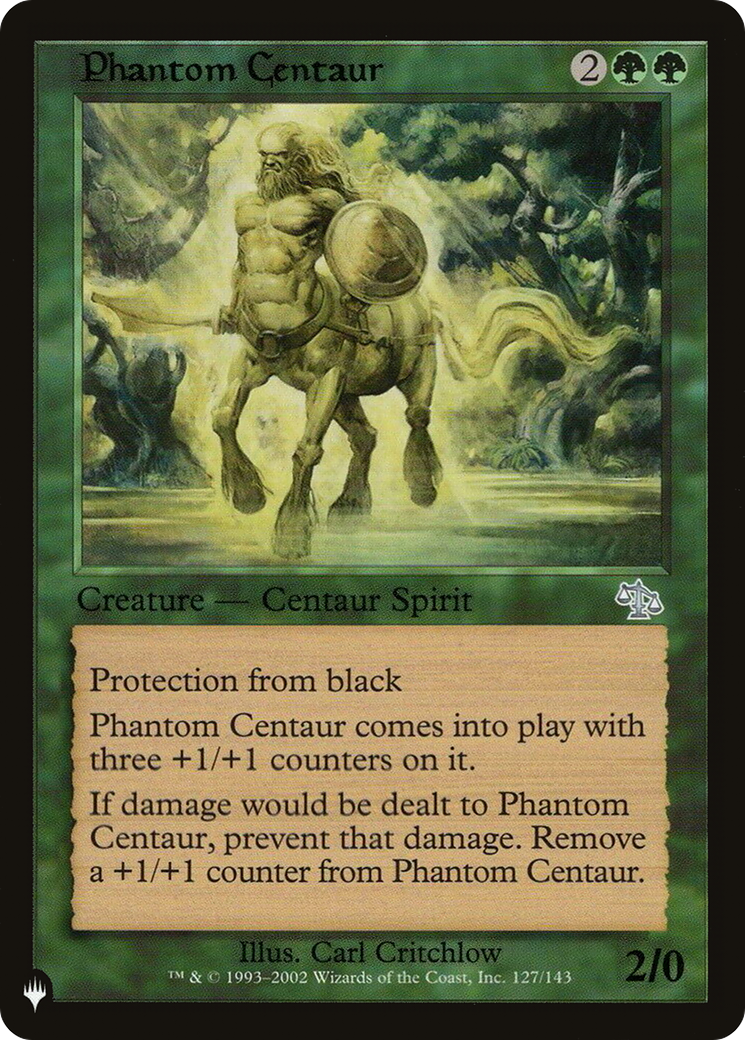 Phantom Centaur (Misprint) (LIST-JUD-127†)  - The List