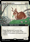 Regal Bunnicorn (Extended Art) (WOE-326)  - Wilds of Eldraine: (Extended Art)