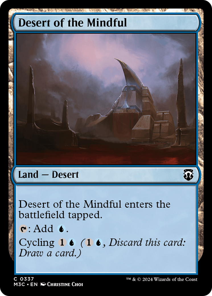 Desert of the Mindful (M3C-337)  - Modern Horizons 3 Commander