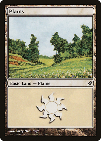 Plains (284) (LRW-284)  Foil - Lorwyn