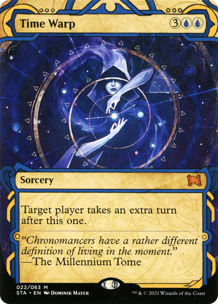 Time Warp (STA-022)  Foil - Strixhaven Mystical Archive: (Showcase) (Borderless)