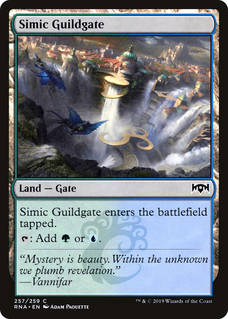 Simic Guildgate (257) (RNA-257)  Foil - Ravnica Allegiance
