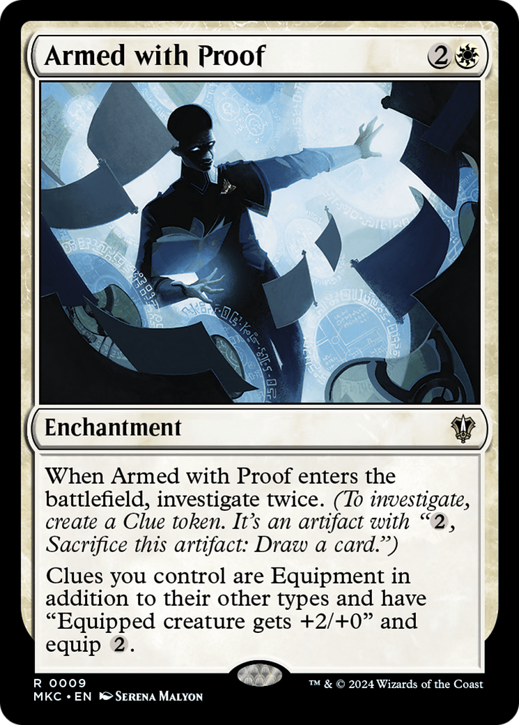 Armed with Proof (MKC-009)  - Murders at Karlov Manor Commander