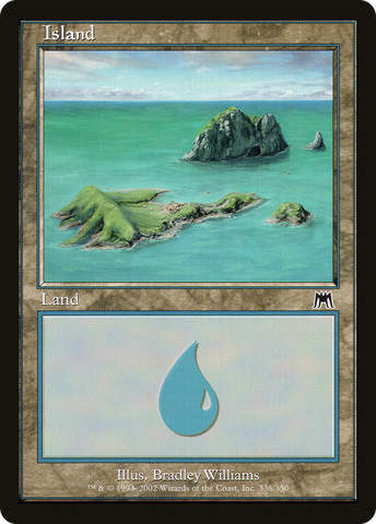 Island (336) (ONS-336) - Onslaught Foil