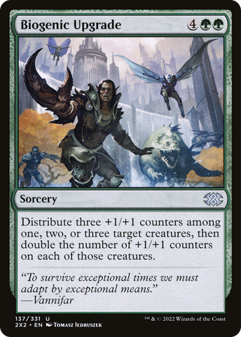 Biogenic Upgrade (2X2-137)  Foil - Double Masters 2022