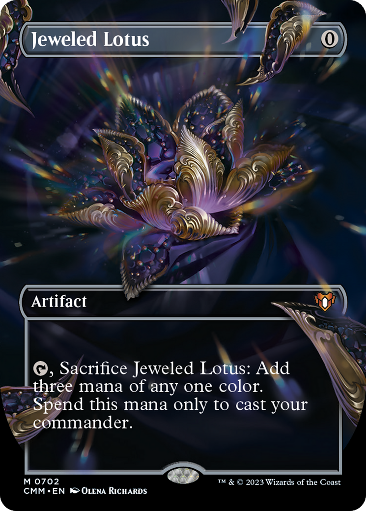 Jeweled Lotus (Borderless) (CMM-702)  - Commander Masters