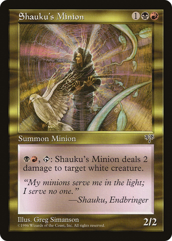 Shauku's Minion (MIR-) - Mirage
