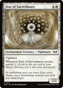 Fear of Surveillance (DSK-011)  - Duskmourn: House of Horror: (enchantment)