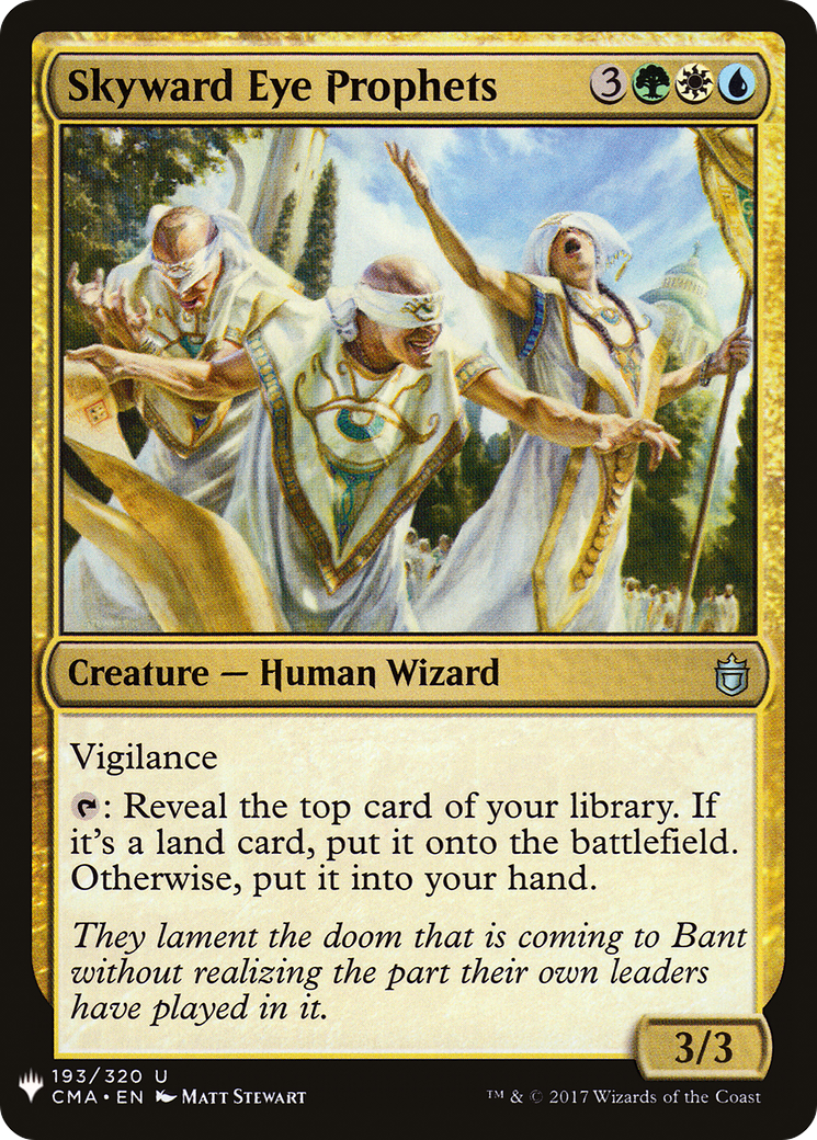 Skyward Eye Prophets (LIST-193)  - The List