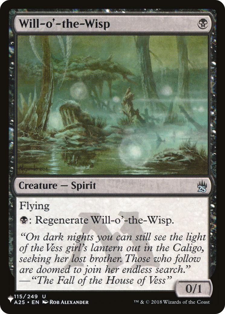 Will-o'-the-Wisp (PLST-A25-115)  - The List
