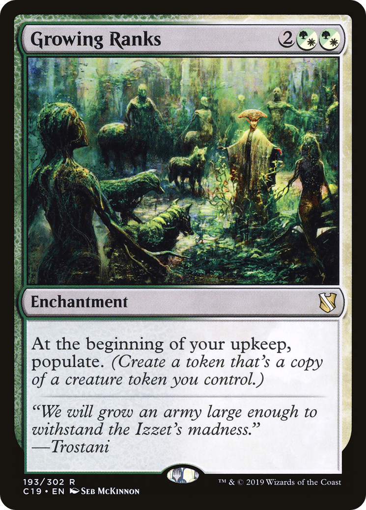 Growing Ranks (C19-193)  - Commander 2019