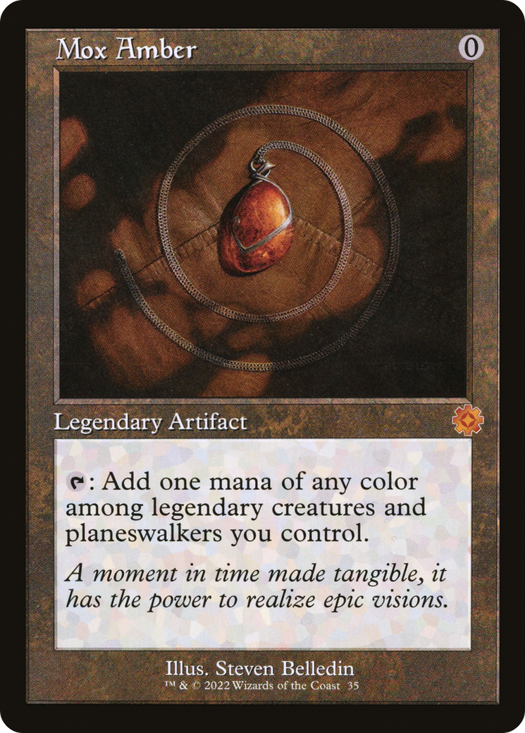 Mox Amber (BRR-035)  - The Brothers' War Retro Artifacts