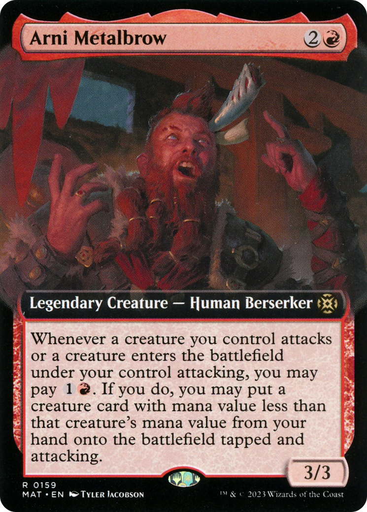 Arni Metalbrow (Extended Art) (MAT-159)  - March of the Machine: The Aftermath: (Extended Art)