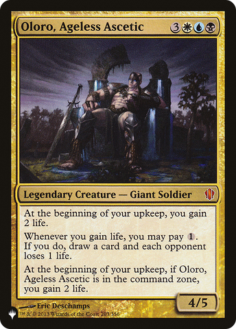 Oloro, Ageless Ascetic (LIST-203/356)  - The List