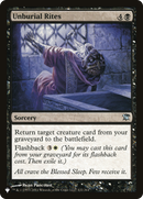 Unburial Rites (LIST-ISD-122)  - The List