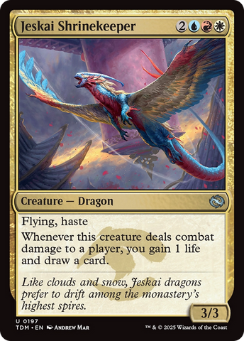 Jeskai Shrinekeeper (TDM-197) - Tarkir: Dragonstorm