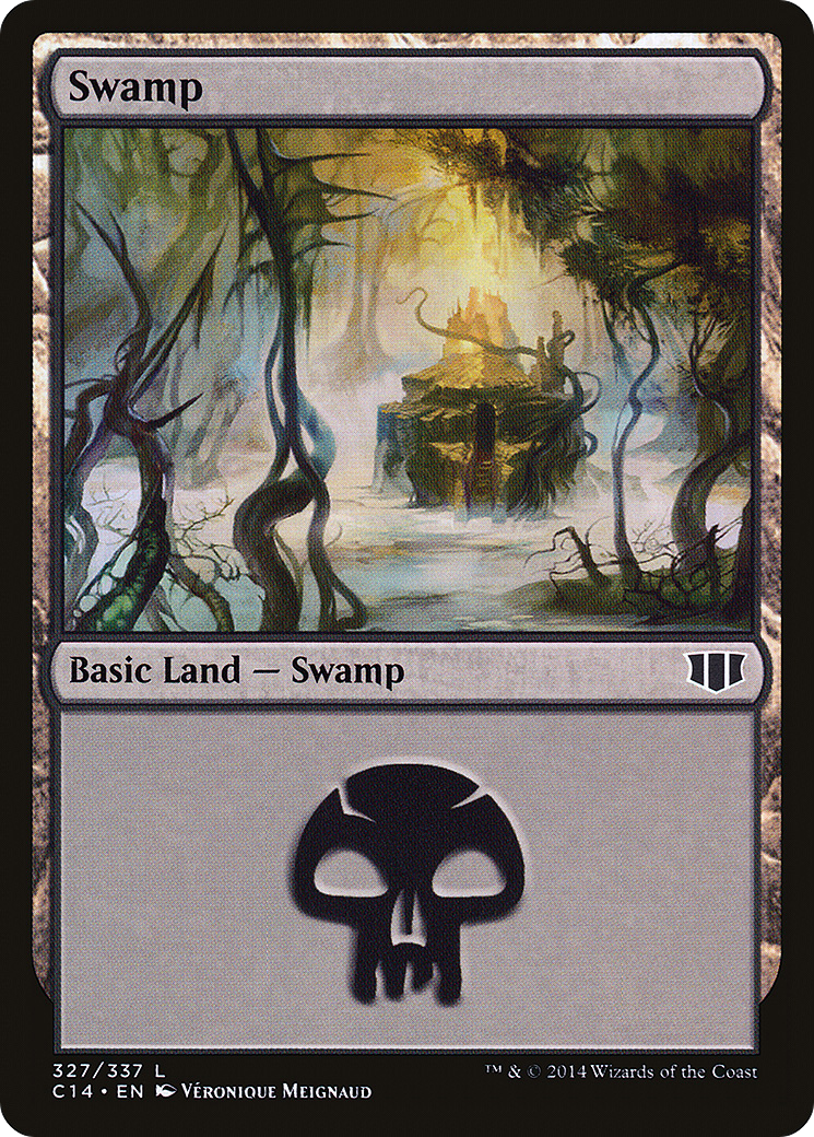 Swamp (327) (C14-327)  - Commander 2014