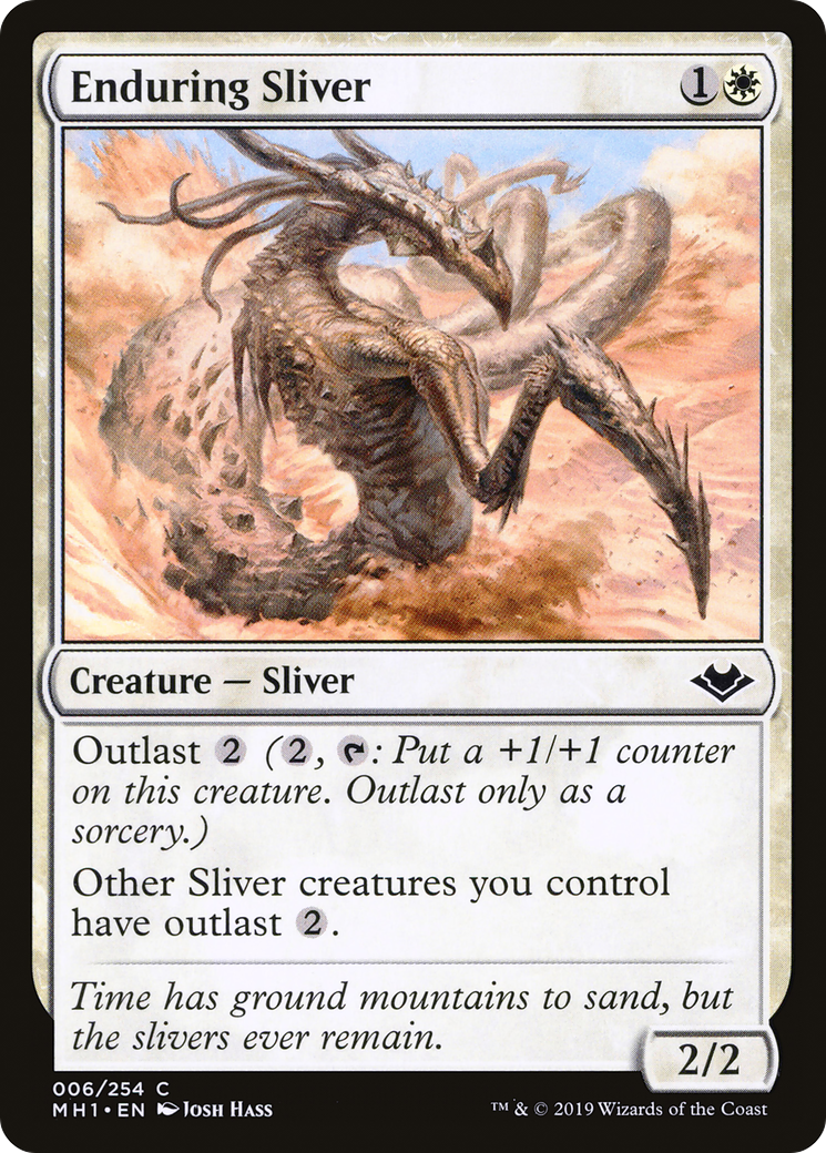 Enduring Sliver (MH1-006)  Foil - Modern Horizons