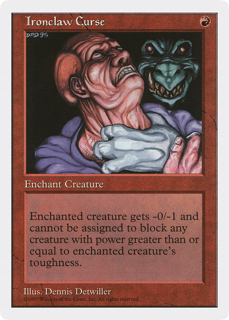 Ironclaw Curse (5ED-244)  - Fifth Edition