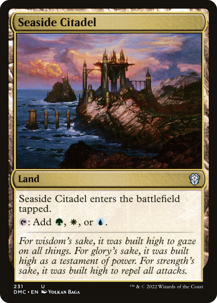 Seaside Citadel (DMC-231)  - Dominaria United Commander