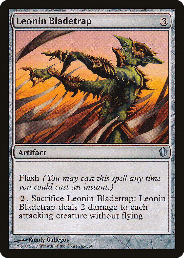 Leonin Bladetrap (C13-245)  - Commander 2013