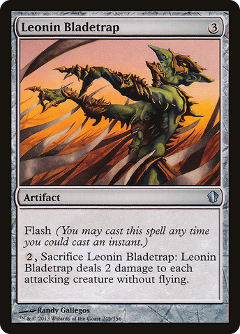 Leonin Bladetrap (C13-245)  - Commander 2013