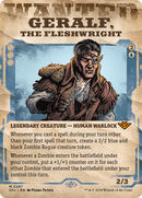 Geralf, the Fleshwright (Showcase) (OTJ-287) - Outlaws of Thunder Junction: (Showcase) (Borderless) Foil