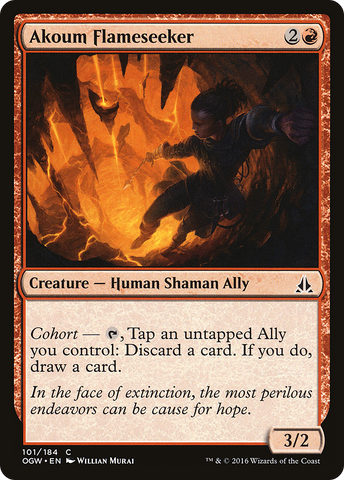 Akoum Flameseeker (OGW-101)  Foil - Oath of the Gatewatch