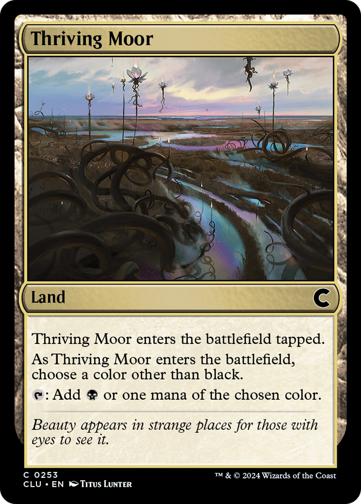 Thriving Moor (CLU-253)  - Ravnica: Clue Edition