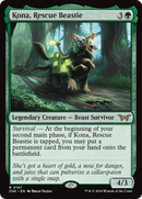 Kona, Rescue Beastie (0187) (DSK-187)  Foil - Duskmourn: House of Horror