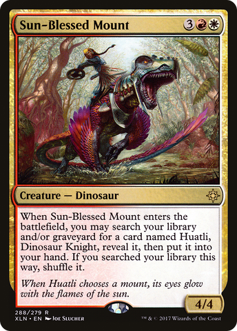 Sun-Blessed Mount (XLN-288) - Ixalan Foil