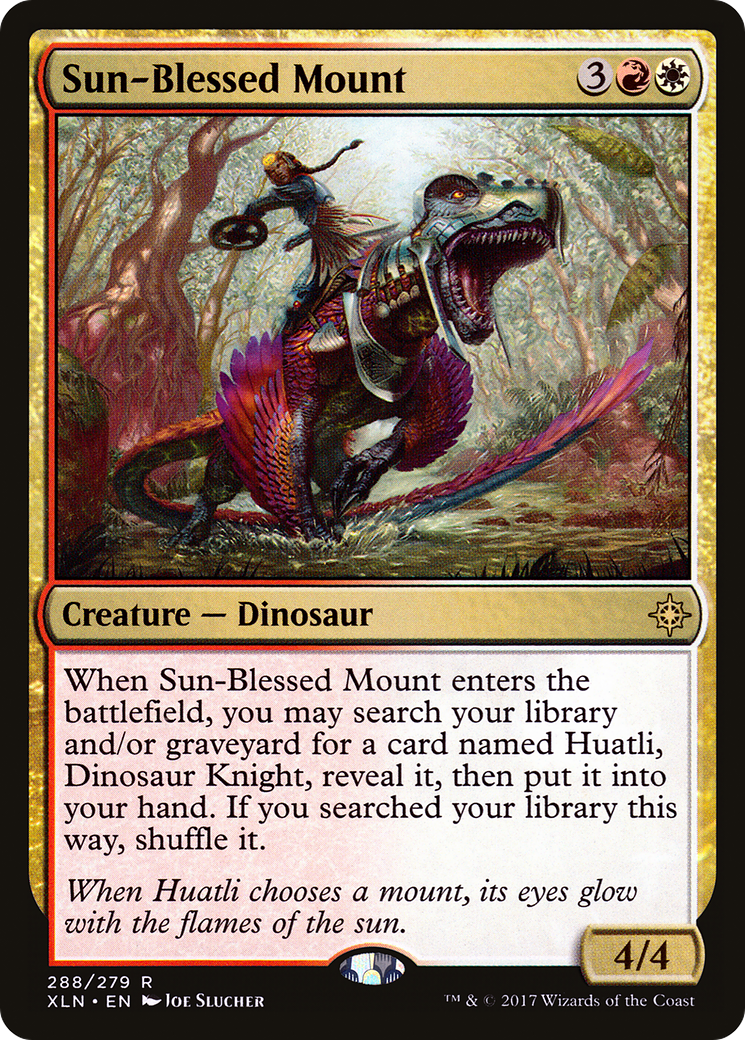 Sun-Blessed Mount (XLN-288)  Foil - Ixalan