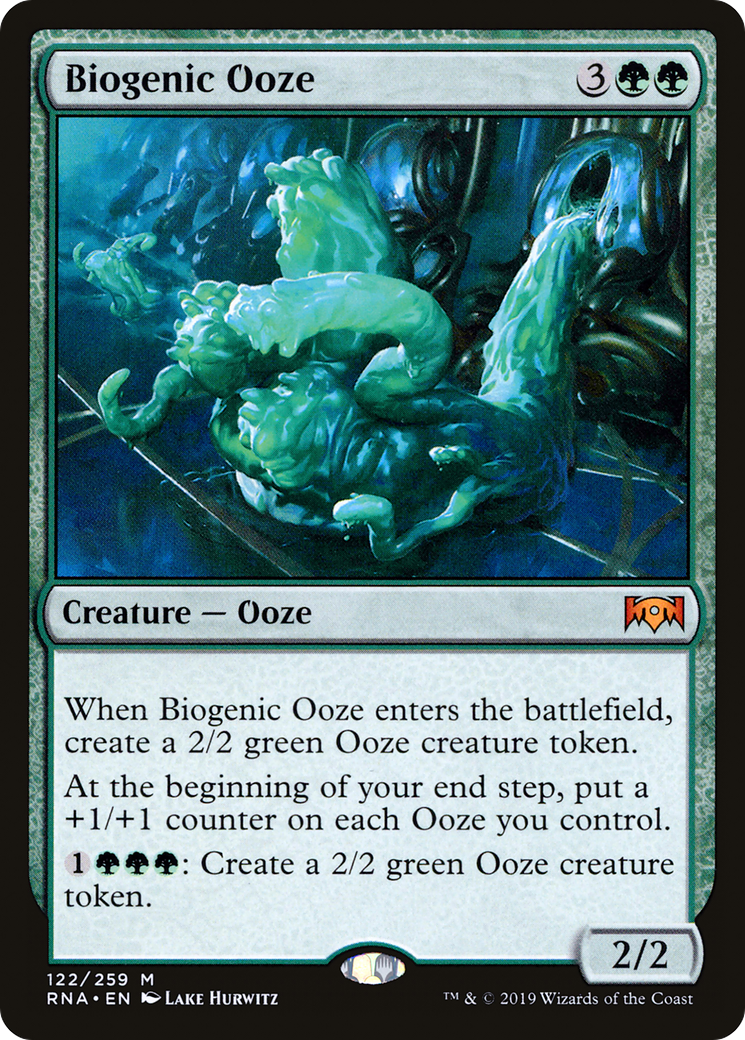 Biogenic Ooze (RNA-122)  Foil - Ravnica Allegiance