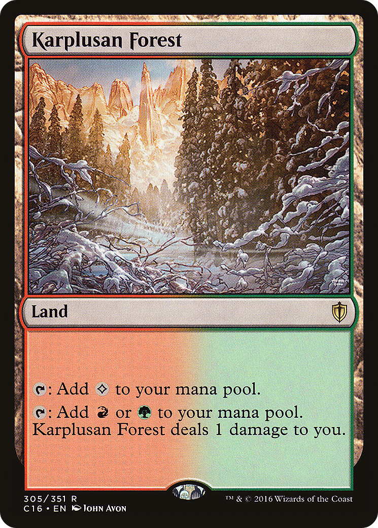 Karplusan Forest (C16-305)  - Commander 2016