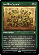 Doubling Season (CMM-557)  Etched Foil - Commander Masters