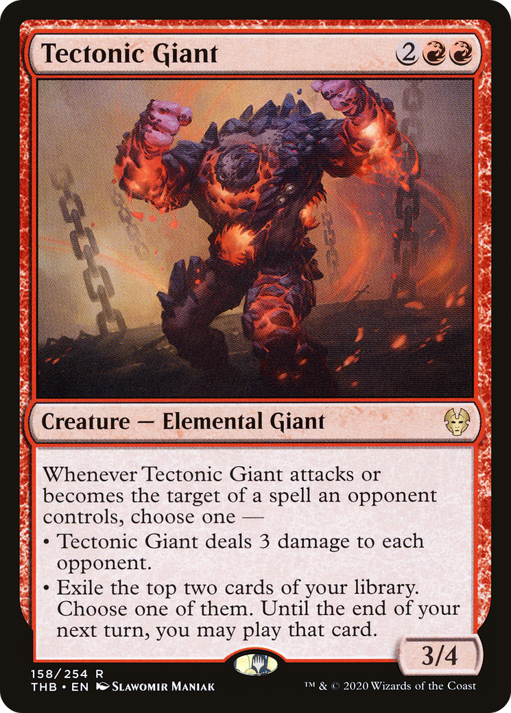 Tectonic Giant (THB-158)  - Theros Beyond Death