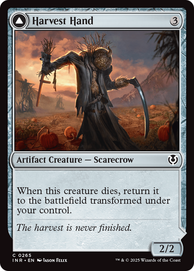 Harvest Hand (INR-265)  Foil - Innistrad Remastered