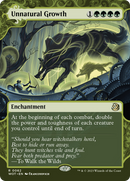 Unnatural Growth (WOT-062)  Foil - Wilds of Eldraine: Enchanting Tales: (Showcase) (Borderless)