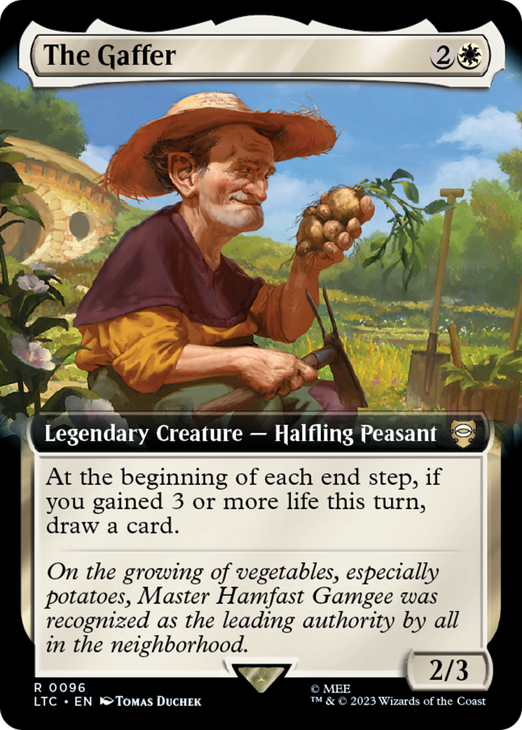 The Gaffer (Extended Art) (LTC-096)  Foil - Tales of Middle-earth Commander: (Extended Art)