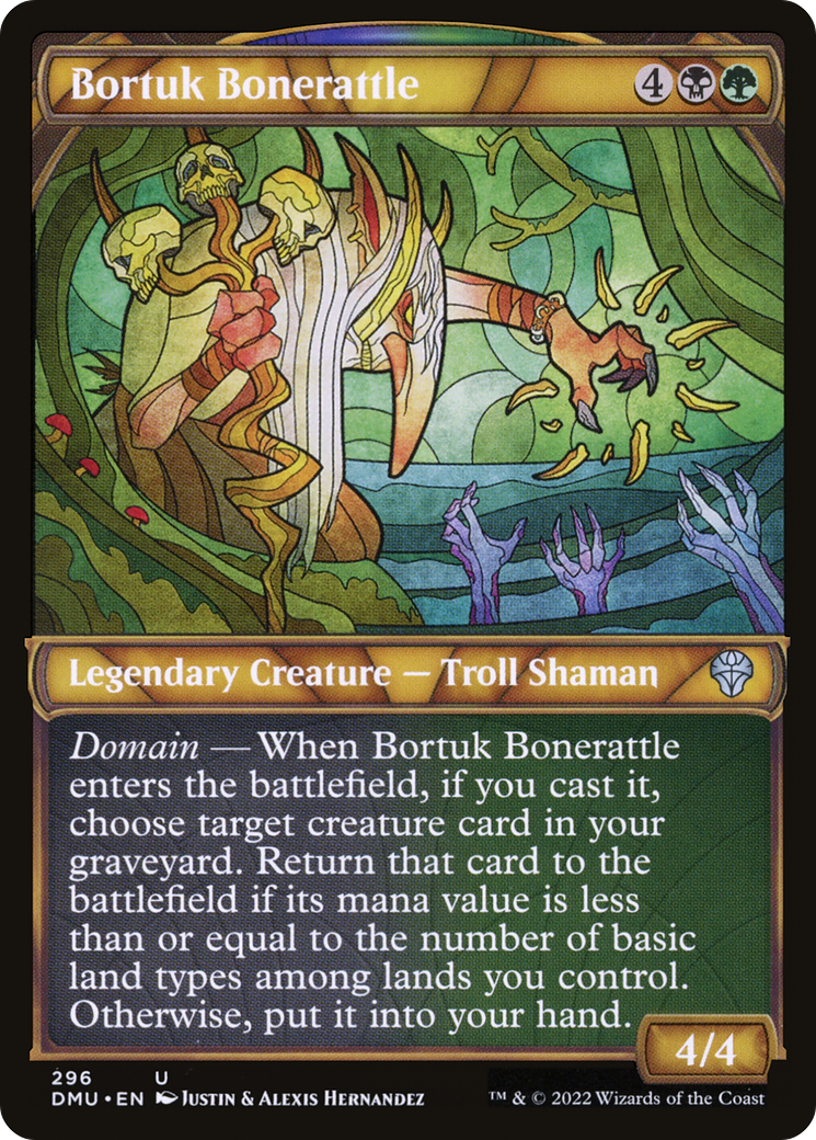 Bortuk Bonerattle (Showcase) (DMU-296)  Foil - Dominaria United: (Showcase)
