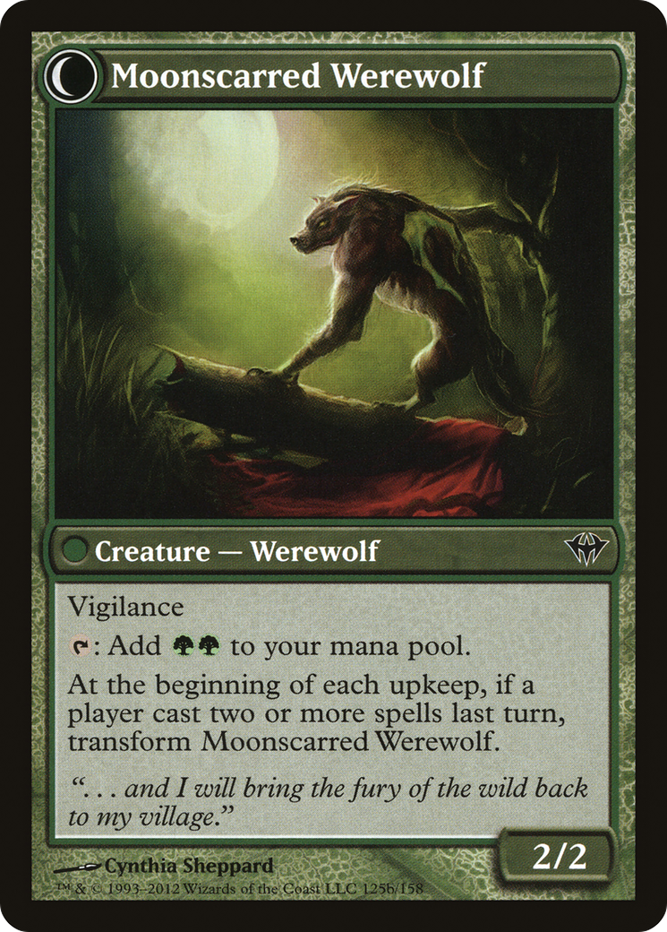 Scorned Villager (DKA-125)  - Dark Ascension: (Double Faced Transform)