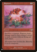 Rupture (LIST-NEM-97)  - The List