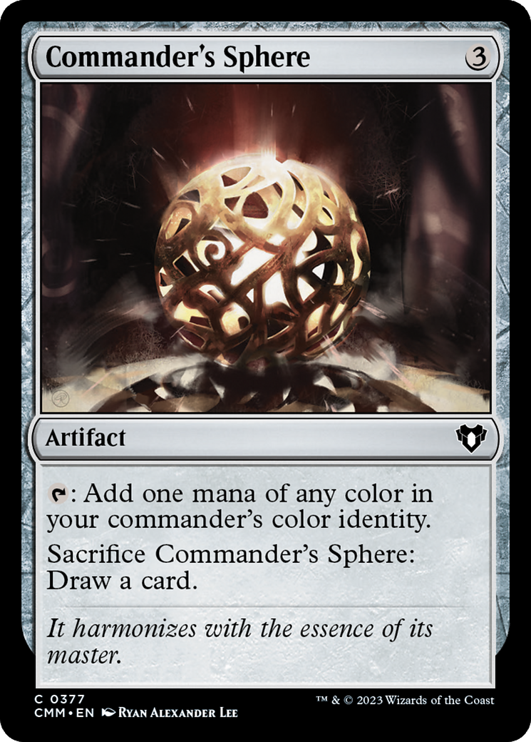 Commander's Sphere (CMM-377)  Foil - Commander Masters