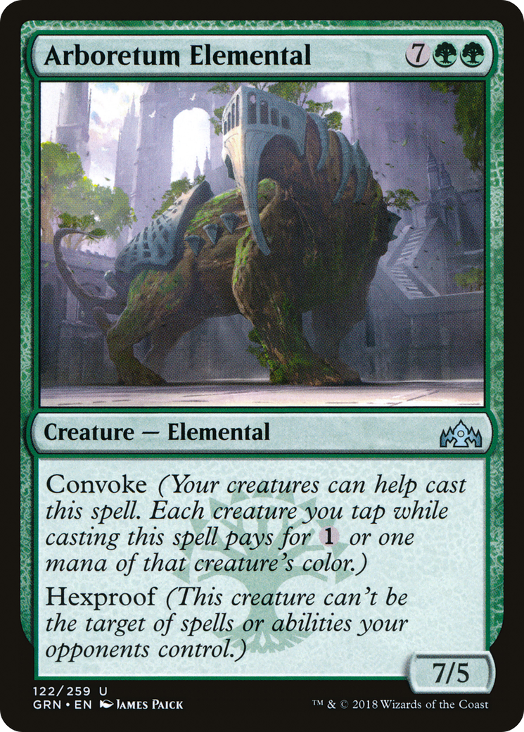 Arboretum Elemental (GRN-122)  - Guilds of Ravnica
