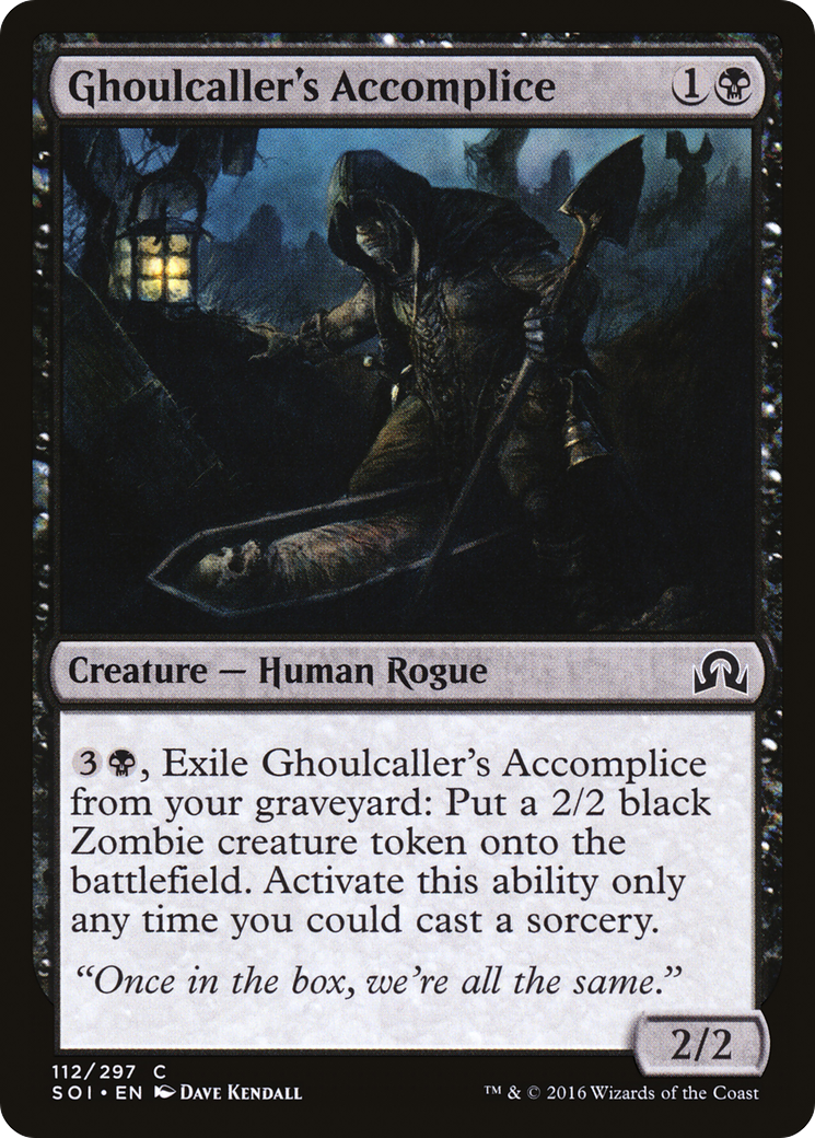 Ghoulcaller's Accomplice (SOI-112)  Foil - Shadows over Innistrad