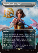 Yuna's Sending Staff - Staff of the Storyteller (SLD-1863)  - Secret Lair Drop / Yuna's Sending Staff (Borderless)