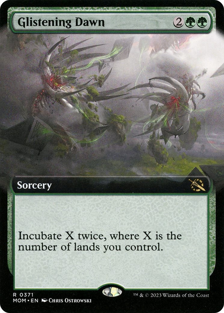 Glistening Dawn (Extended Art) (MOM-371)  Foil - March of the Machine: (Extended Art)