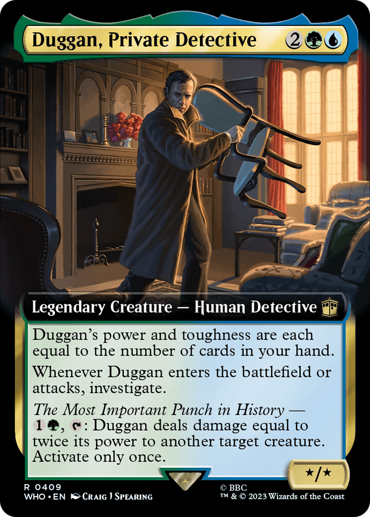 Duggan, Private Detective (Extended Art) (WHO-409)  - Doctor Who: (Extended Art)