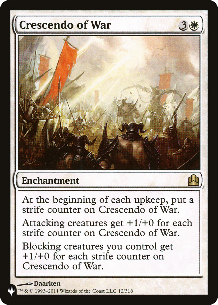 Crescendo of War (LIST-CMD-12) - The List
